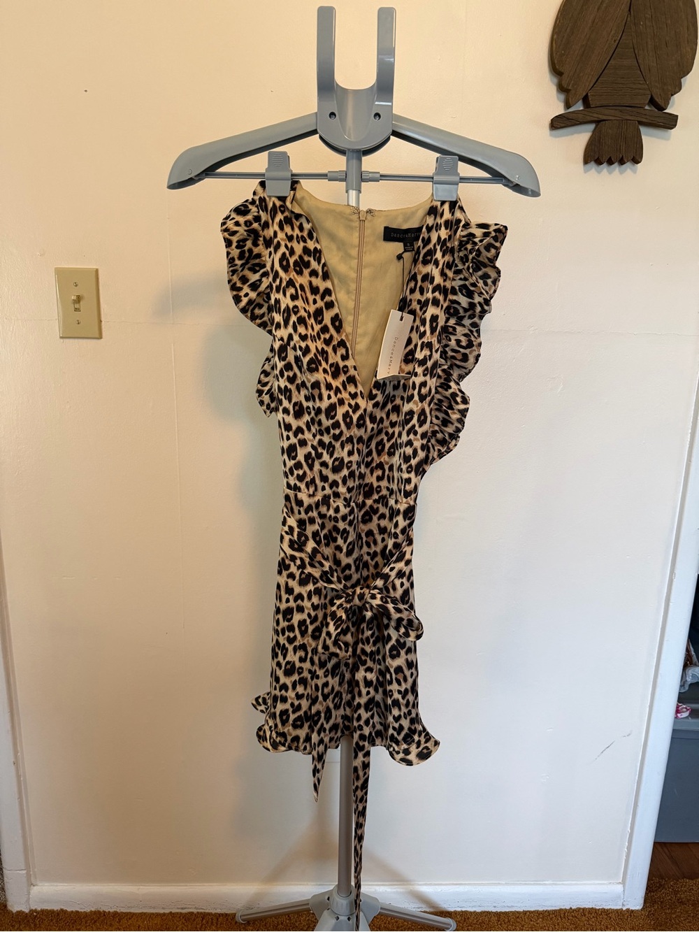 Dance & Marvel Leopard Romper NWT